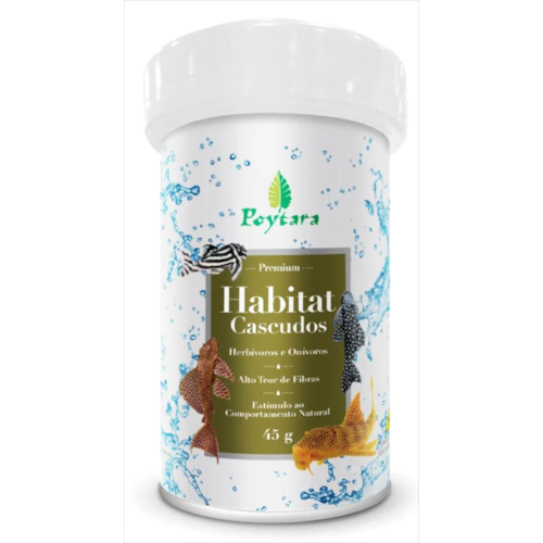 Ração Poytara Habitat Cascudos 45g