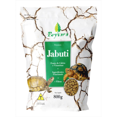 Ração Poytara Jabuti 800g
