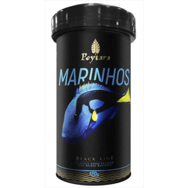 Ração Poytara Marinhos Black Line Pellets Médio 120g
