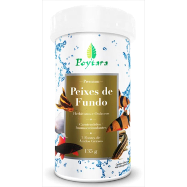 Ração Poytara Peixes de Fundo 135g