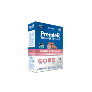 Ração Premier Ambientes Internos Papinha Desmame Cães Filhotes 1kg