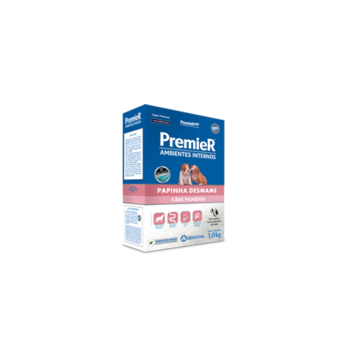 Ração Premier Ambientes Internos Papinha Desmame Cães Filhotes 1kg