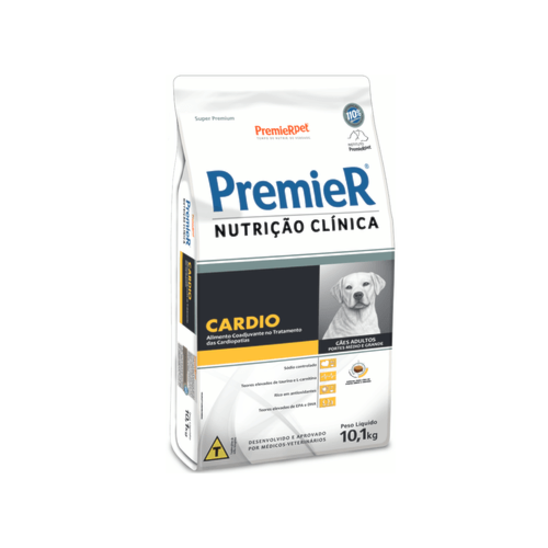 Ração Premier Cardio Cães Raças Medias e Grandes 10,1kg