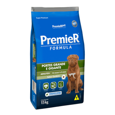 Ração Premier Cordeiro Cães Adultos Raças Grandes 15kg