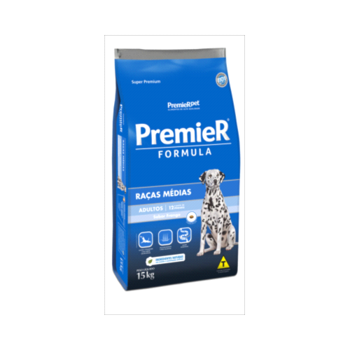 Ração Premier Fórmula Frango Cães Adultos Raças Médias 15kg