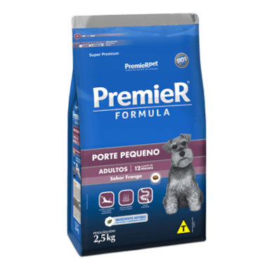 Ração Premier Formula Frango Cães Adultos Raças Pequenas 2,5kg