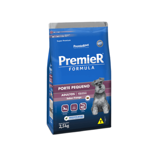 Ração Premier Formula Frango Cães Adultos Raças Pequenas 2,5kg