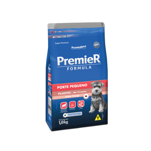 Ração Premier Formula Frango Cães Filhotes Raças Pequenas 1kg