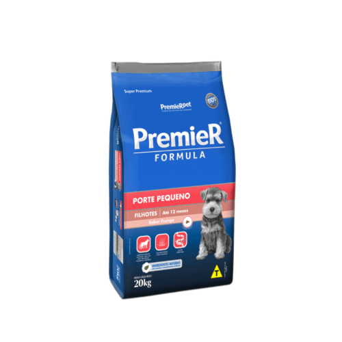 Ração Premier Formula Frango Cães Filhotes Raças Pequenas 20kg