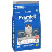 Ração Premier Frango A.I Gatos Adultos Castrados 6 meses a 6 anos 1,5kg