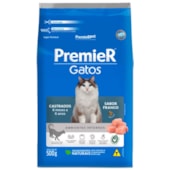 Ração Premier Frango A.I Gatos Adultos Castrados 6 meses a 6 anos 500g