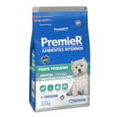 Ração Premier Frango e Salmão Ambiente Interno Cães Adultos Raças Pequenas 2,5kg
