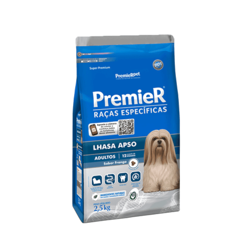 Ração Premier Lhasa Apso Cães Adultos 2,5kg
