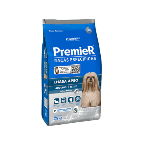 Ração Premier Lhasa Apso Cães Adultos 7,5kg