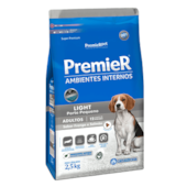 Ração Premier Light Ambientes Internos Cães Adultos Raças Pequenas 2,5kg