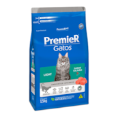 Ração Premier Light Salmão Ambientes Internos Gatos Adultos 1,5kg