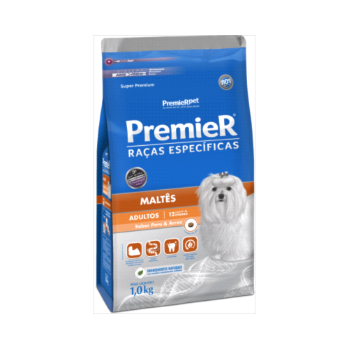 Ração Premier Maltes Cães Adultos 1kg
