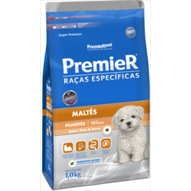 Ração Premier Maltês Cães Filhotes 1kg