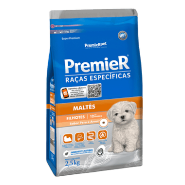 Ração Premier Maltes Cães Filhotes 2,5kg