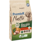 Ração Premier Nattu Abobora Cães Adultos Raças Medias 12kg