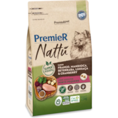 Ração Premier Nattu Mandioca Cães Adultos Raças Pequenas 2,5kg