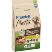 Ração Premier Nattu Mandioca Cães Filhotes Raças Medias 10,1kg