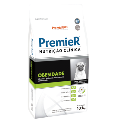 Ração Premier Obesidade Cães Raças Pequenas 10,1kg