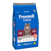 Ração Premier Pelos Longos Frango Ambientes Internos Gatos Adultos 7,5kg