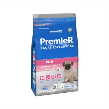 Ração Premier Pug Cães Filhotes 1kg