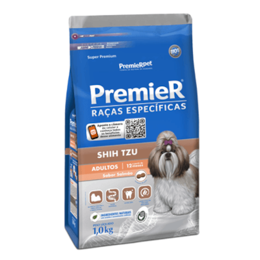 Ração Premier Salmão Shih Tzu Cães Adultos 1kg