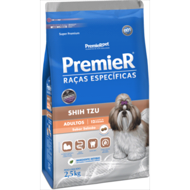 Ração Premier Salmão Shih Tzu Cães Adultos 2,5kg