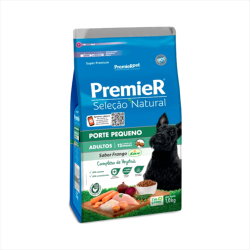 Ração Premier Seleção Natural Cães Adultos Raças Pequenas 1kg