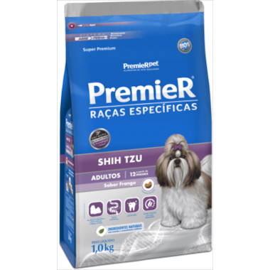 Ração Premier Shih Tzu Cães Adultos Raças Pequenas 1kg