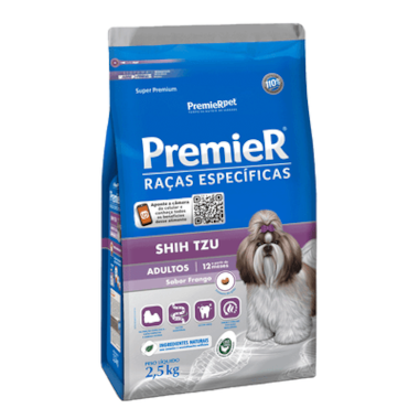 Ração Premier Shih Tzu Cães Adultos Raças Pequenas 2,5kg