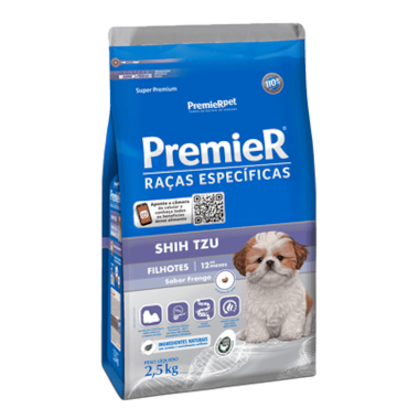 Ração Premier Shih Tzu Cães Filhotes 2,5kg