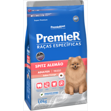 Ração Premier Spitz Alemão Cães Adultos 1kg