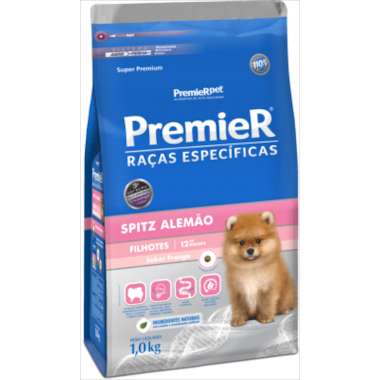 Ração Premier Spitz Alemão Cães Filhotes 1kg