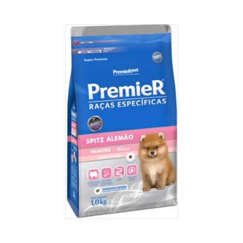 Ração Premier Spitz Alemão Cães Filhotes 1kg