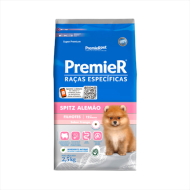Ração Premier Spitz Alemão Cães Filhotes 2,5kg