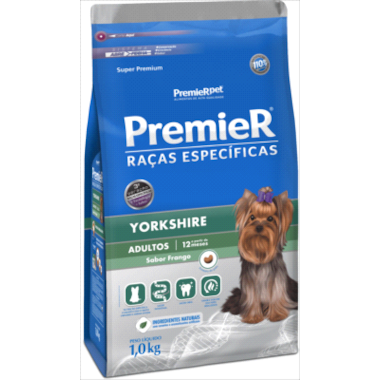 Ração Premier Yorkshire Cães Adultos 1kg