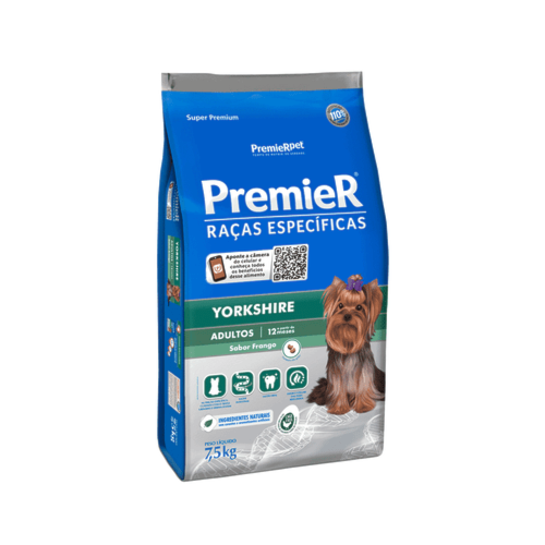Ração Premier Yorkshire Cães Adultos  7,5kg