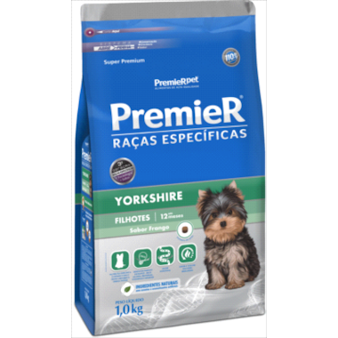 Ração Premier Yorkshire Cães Filhotes 1kg