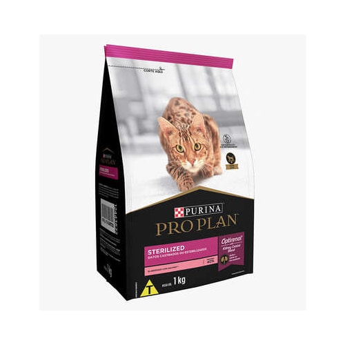 Ração Pro Plan Esterilize Salmão Gatos Adultos Castrados 1kg