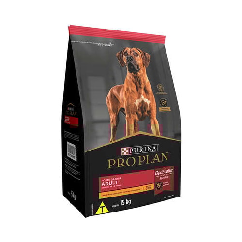 Ração Pro Plan Frango Cães Adultos Raças Grandes 15kg