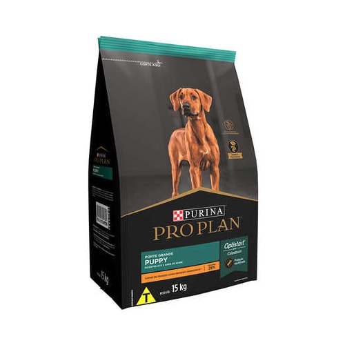 Ração Pro Plan Frango Cães Filhotes Raças Grandes 15kg