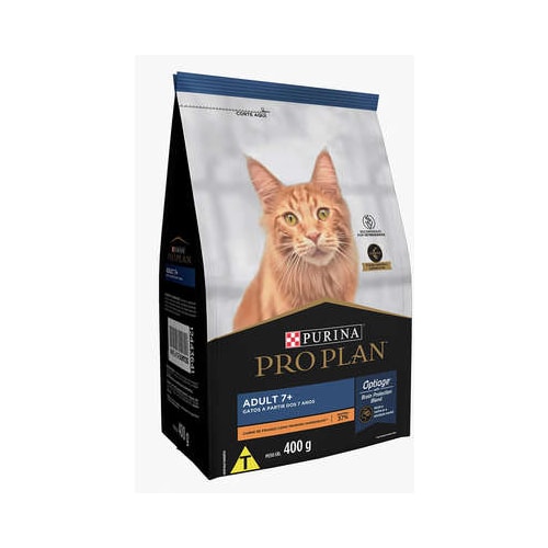 Ração Pro Plan Gatos Sênior +7 400g