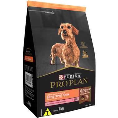 Ração Pro Plan Sensitive Skin Cães Adultos Raças Pequenas 1kg