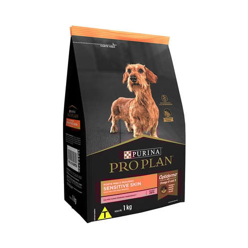 Ração Pro Plan Sensitive Skin Cães Adultos Raças Pequenas 1kg