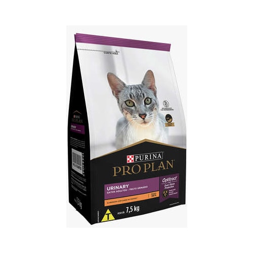 Ração Pro Plan Urinary Frango Gatos Adultos 7,5kg
