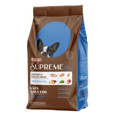 Ração Quatree Supreme Frango Batata Doce Cães Adultos Raças Pequenas 10,1kg
